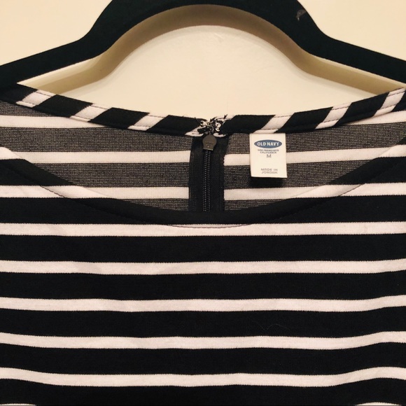 ☀️Old navy striped 3/4 sleeve dress NWT size M☀️ - Picture 4 of 7